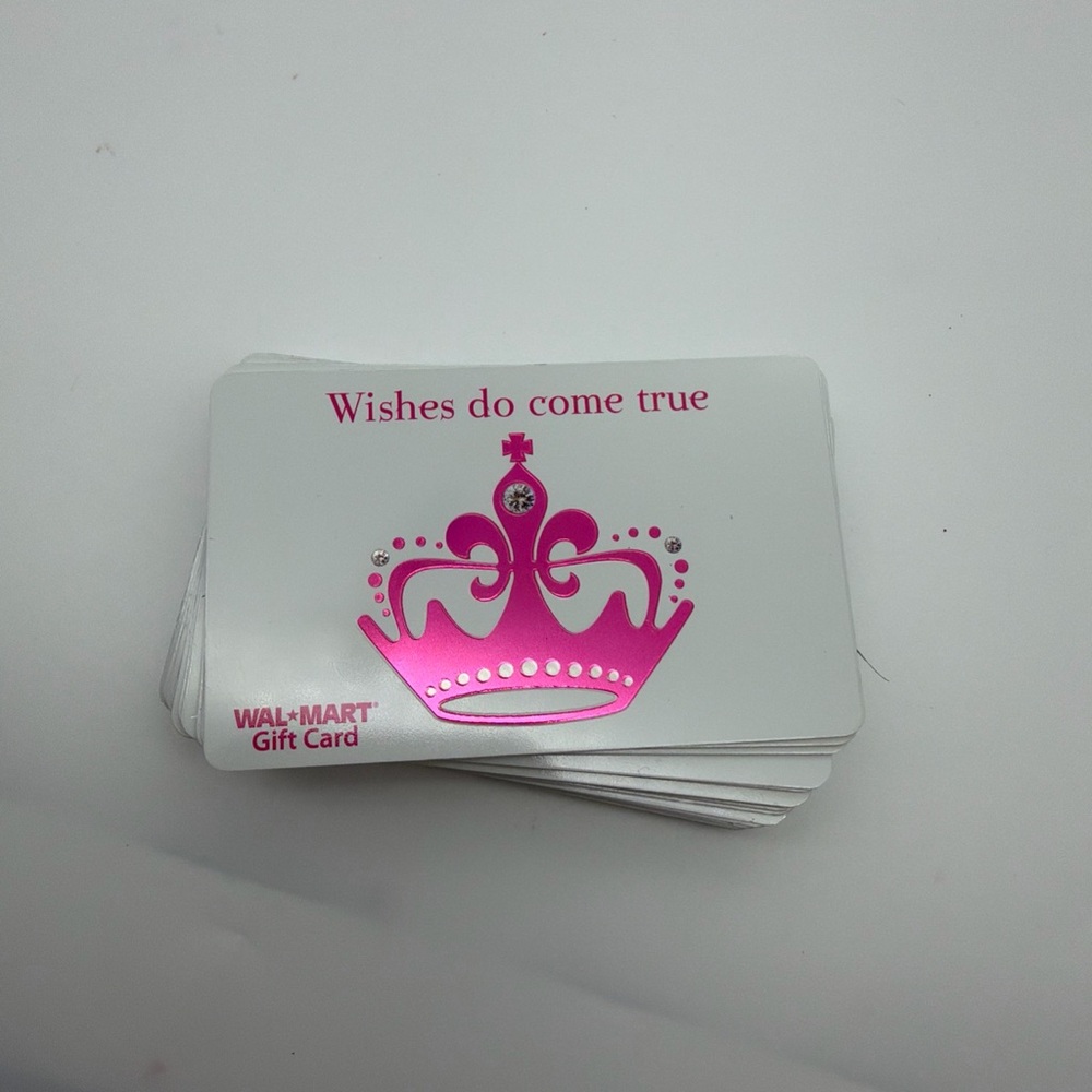 Lot Of 20 WALMART ~Wishes Do Come True ~ ( 2008 ) Foil Gift Card ( $0 ) No Value